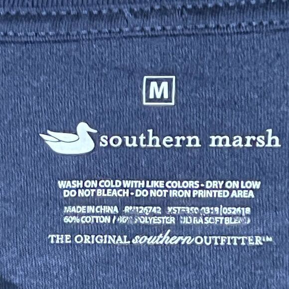 Southern marsh pocket tshirt long sleeve duck print size M - Picture 3 of 5